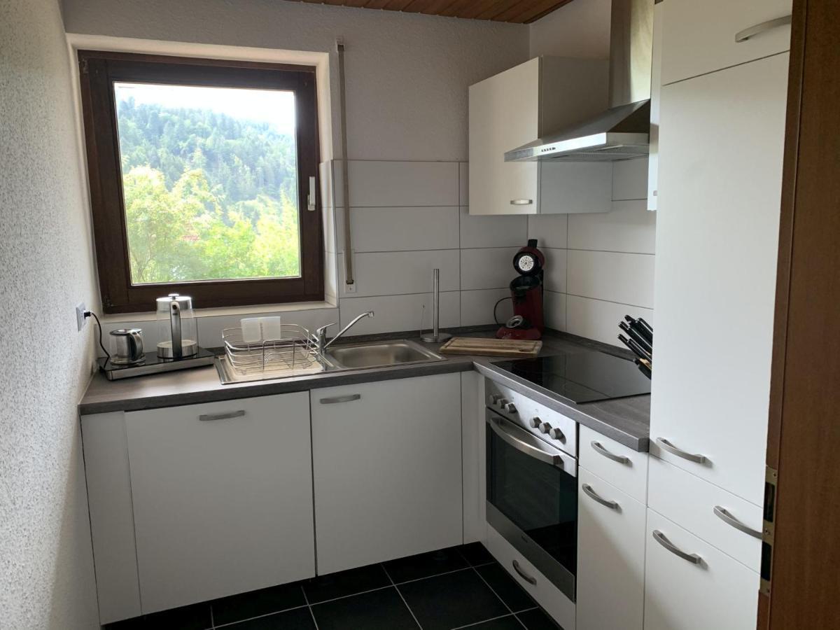 Schlossblickwohnung Schiel Gernsbach Exterior foto