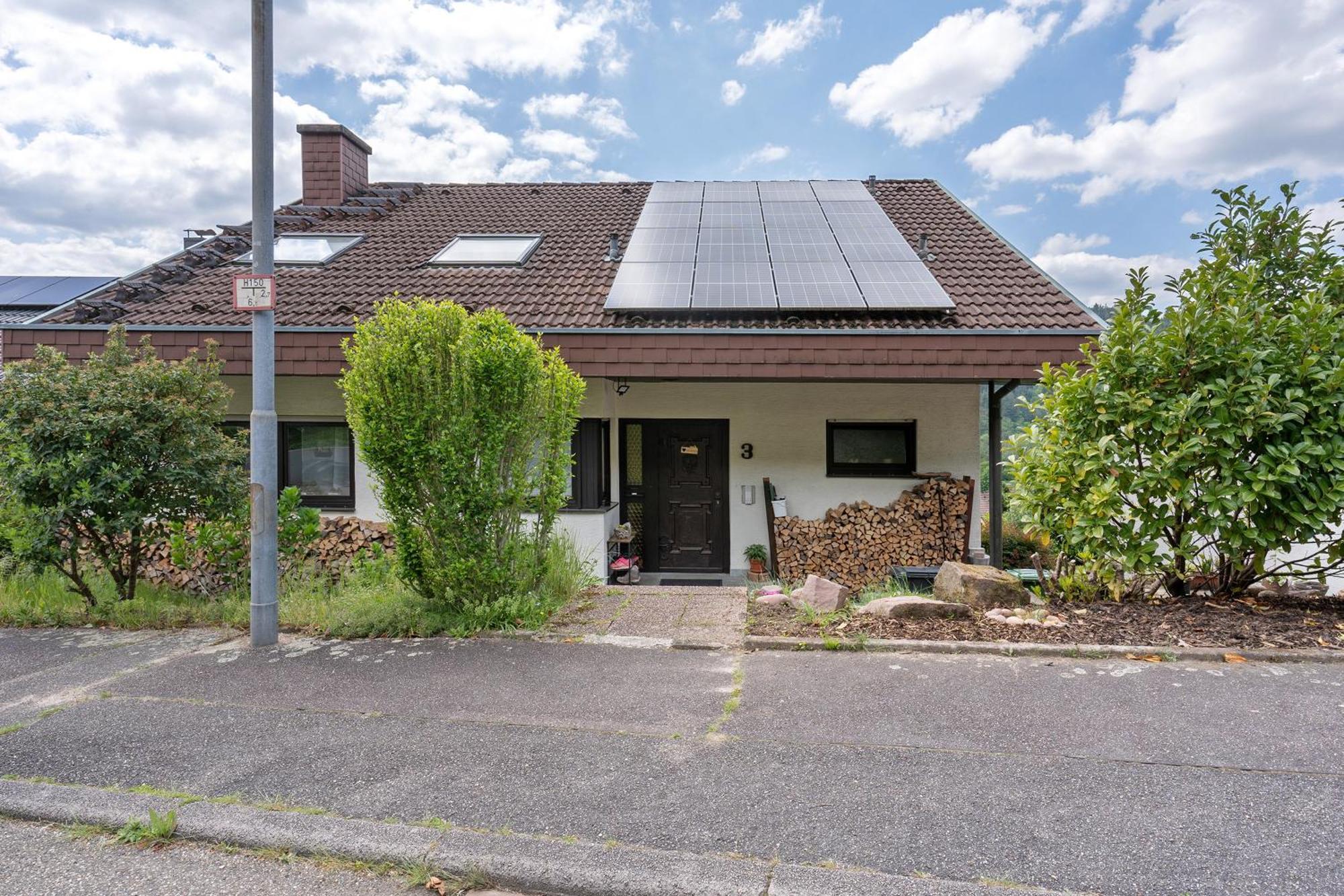 Schlossblickwohnung Schiel Gernsbach Exterior foto